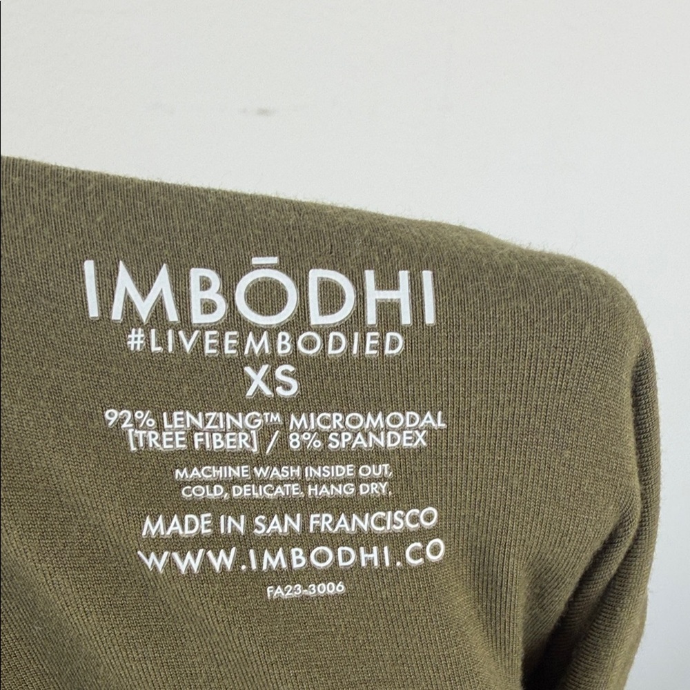 Imbodhi Lila Romper 2.0 in Ribbed Moss Sz XS - Picture 4 of 5